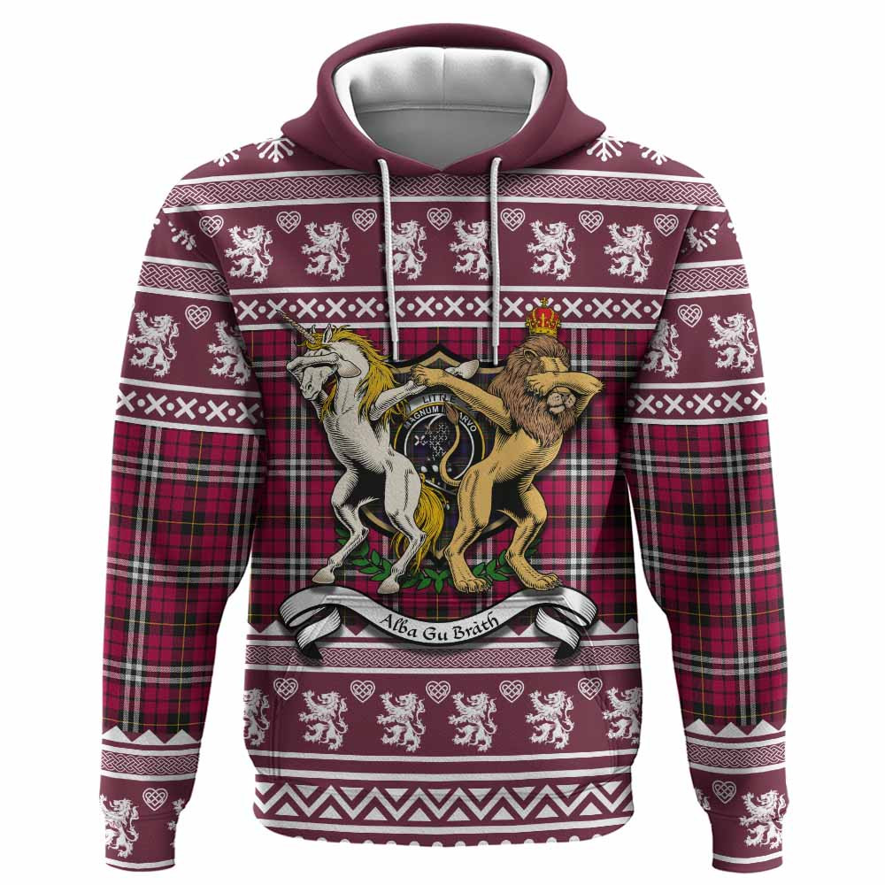 ScotsTee Shop Scottish Little Clan Tartan Crest Christmas Hoodie Coat of Arms Funny Style