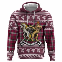 ScotsTee Shop Scottish Little Clan Tartan Crest Christmas Hoodie Coat of Arms Funny Style