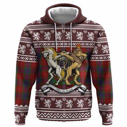 ScotsTee Shop Scottish Fraser Clan Tartan Crest Christmas Hoodie Coat of Arms Funny Style