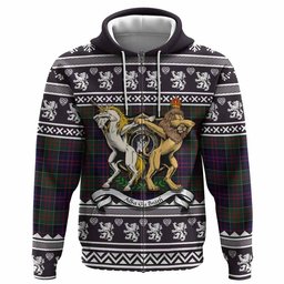 ScotsTee Shop Scottish MacDonald (McDonald) of Clanranald Clan Tartan Crest Christmas Hoodie Coat of Arms Funny Style