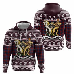 ScotsTee Shop Scottish MacLachlan (McLachlan) Clan Tartan Crest Christmas Hoodie Coat of Arms Funny Style