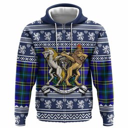 ScotsTee Shop Scottish Hope Clan Tartan Crest Christmas Hoodie Coat of Arms Funny Style