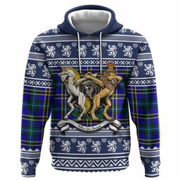 ScotsTee Shop Scottish Hope Clan Tartan Crest Christmas Hoodie Coat of Arms Funny Style