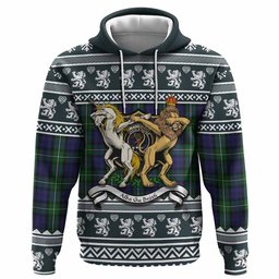 ScotsTee Shop Scottish Forbes Clan Tartan Crest Christmas Hoodie Coat of Arms Funny Style
