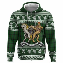 ScotsTee Shop Scottish Kincaid Clan Tartan Crest Christmas Hoodie Coat of Arms Funny Style