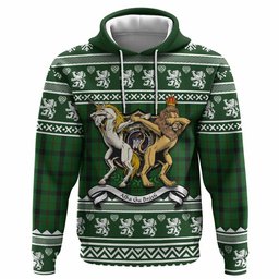 ScotsTee Shop Scottish Kincaid Clan Tartan Crest Christmas Hoodie Coat of Arms Funny Style