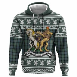ScotsTee Shop Scottish Melville Clan Tartan Crest Christmas Hoodie Coat of Arms Funny Style