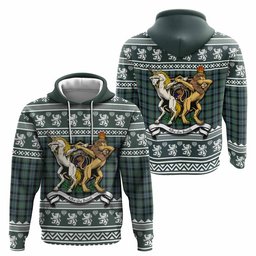 ScotsTee Shop Scottish Melville Clan Tartan Crest Christmas Hoodie Coat of Arms Funny Style