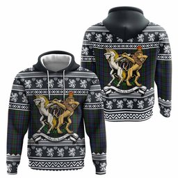 ScotsTee Shop Scottish Fletcher Clan Tartan Crest Christmas Hoodie Coat of Arms Funny Style