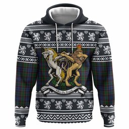 ScotsTee Shop Scottish Fletcher Clan Tartan Crest Christmas Hoodie Coat of Arms Funny Style