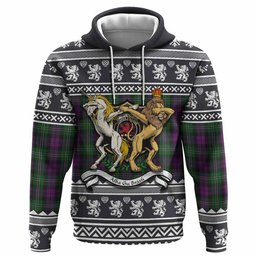 ScotsTee Shop Scottish Wilson Clan Tartan Crest Christmas Hoodie Coat of Arms Funny Style