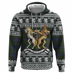 ScotsTee Shop Scottish Skene Clan Tartan Crest Christmas Hoodie Coat of Arms Funny Style