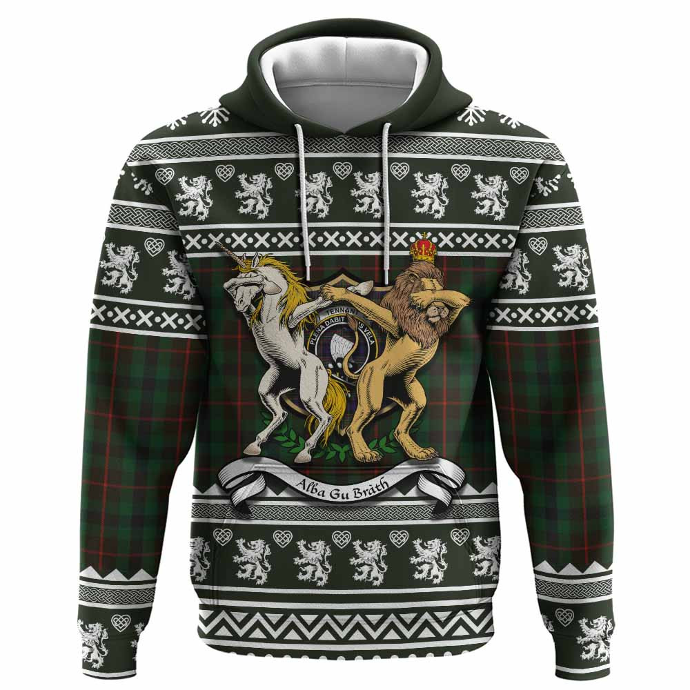 ScotsTee Shop Scottish Tennant Clan Tartan Crest Christmas Hoodie Coat of Arms Funny Style