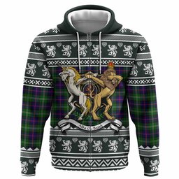 ScotsTee Shop Scottish Sutherland Clan Tartan Crest Christmas Hoodie Coat of Arms Funny Style