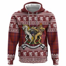ScotsTee Shop Scottish Rose Clan Tartan Crest Christmas Hoodie Coat of Arms Funny Style