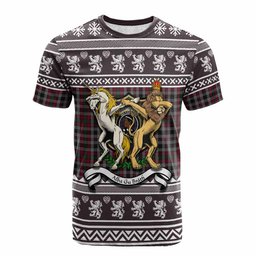 ScotsTee Shop Borthwick Clan Tartan Crest Christmas Cotton T-shirt Coat of Arms Funny Style