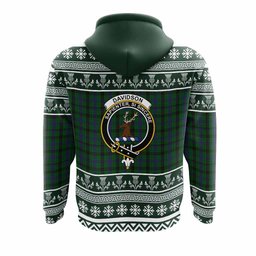 ScotsTee Shop Scottish Davidson Clan Tartan Christmas Ugly Hoodie Family Crest