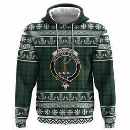 ScotsTee Shop Scottish Davidson Clan Tartan Christmas Ugly Hoodie Family Crest