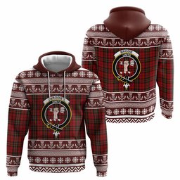 ScotsTee Shop Scottish Brodie Clan Tartan Christmas Ugly Hoodie Family Crest