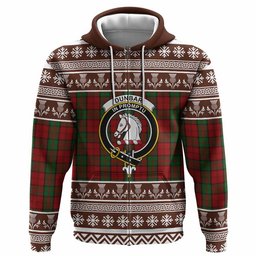 ScotsTee Shop Scottish Dunbar Clan Tartan Christmas Ugly Hoodie Family Crest