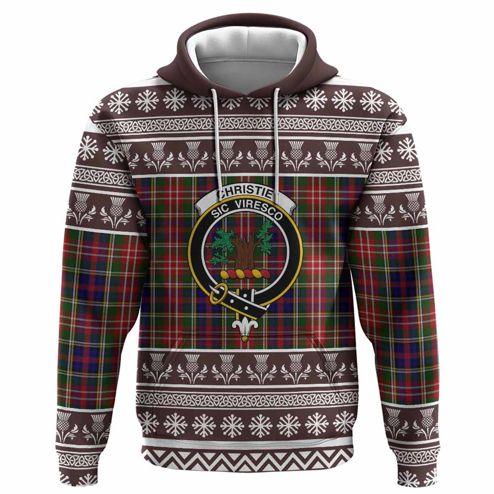 ScotsTee Shop Scottish Christie Clan Tartan Christmas Ugly Hoodie Family Crest