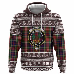 ScotsTee Shop Scottish Christie Clan Tartan Christmas Ugly Hoodie Family Crest