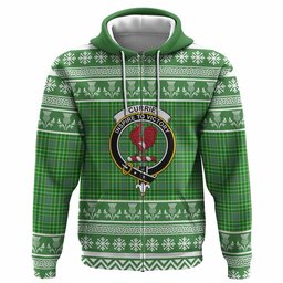 ScotsTee Shop Scottish Currie Clan Tartan Christmas Ugly Hoodie Family Crest