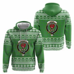 ScotsTee Shop Scottish Currie Clan Tartan Christmas Ugly Hoodie Family Crest