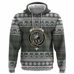 ScotsTee Shop Scottish Craig Clan Tartan Christmas Ugly Hoodie Family Crest
