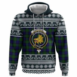 ScotsTee Shop Scottish Campbell Clan Tartan Christmas Ugly Hoodie Family Crest