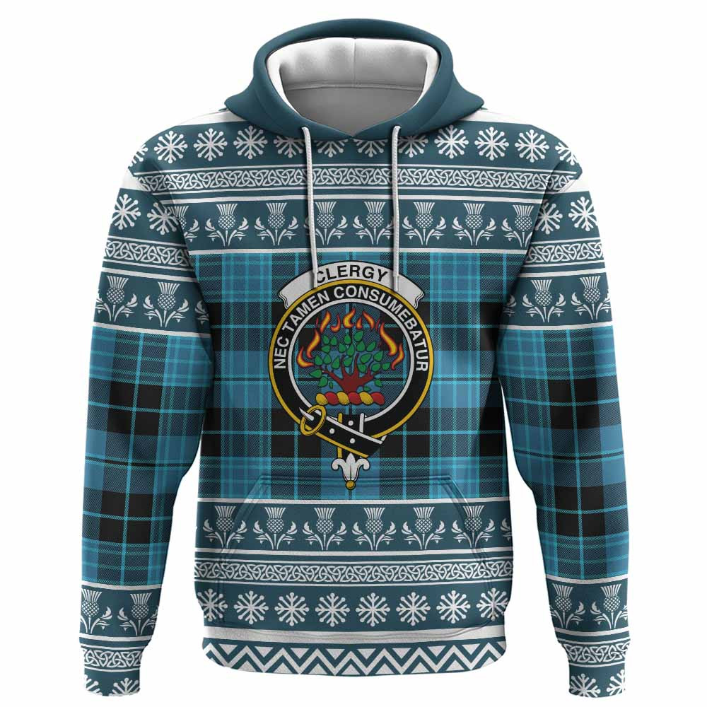 ScotsTee Shop Scottish Clergy Clan Tartan Christmas Ugly Hoodie Family Crest