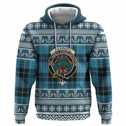 ScotsTee Shop Scottish Clergy Clan Tartan Christmas Ugly Hoodie Family Crest