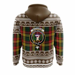 ScotsTee Shop Scottish Buchanan Clan Tartan Christmas Ugly Hoodie Family Crest