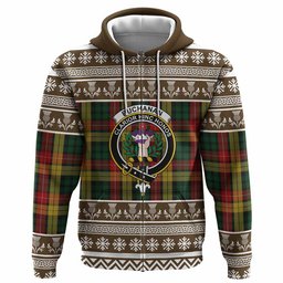 ScotsTee Shop Scottish Buchanan Clan Tartan Christmas Ugly Hoodie Family Crest