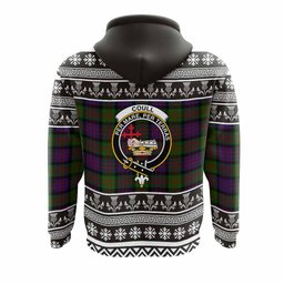 ScotsTee Shop Scottish Coull Clan Tartan Christmas Ugly Hoodie Family Crest