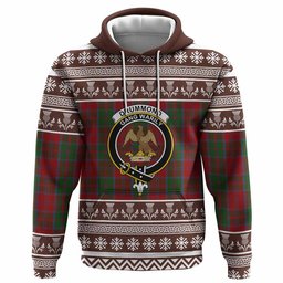 ScotsTee Shop Scottish Drummond Clan Tartan Christmas Ugly Hoodie Family Crest