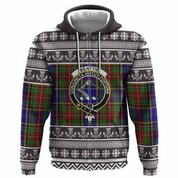 ScotsTee Shop Scottish Beattie (Beatty) Clan Tartan Christmas Ugly Hoodie Family Crest