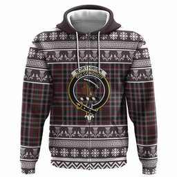 ScotsTee Shop Scottish Borthwick Clan Tartan Christmas Ugly Hoodie Family Crest