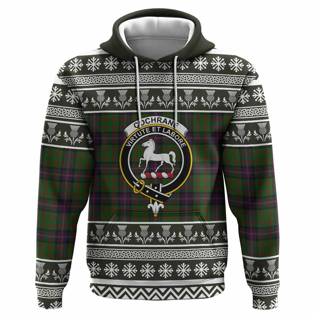 ScotsTee Shop Scottish Cochrane Clan Tartan Christmas Ugly Hoodie Family Crest