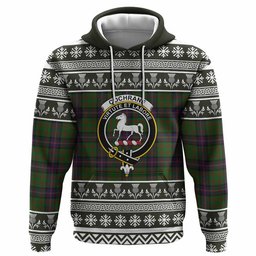 ScotsTee Shop Scottish Cochrane Clan Tartan Christmas Ugly Hoodie Family Crest