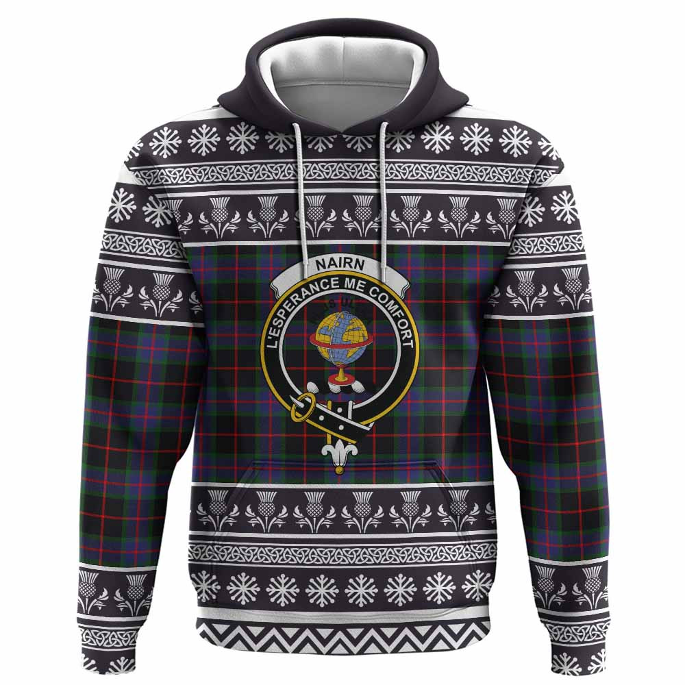 ScotsTee Shop Scottish Nairn Clan Tartan Christmas Ugly Hoodie Family Crest