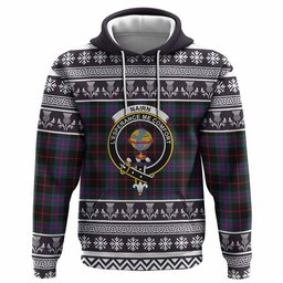 ScotsTee Shop Scottish Nairn Clan Tartan Christmas Ugly Hoodie Family Crest