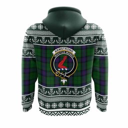 ScotsTee Shop Scottish Armstrong Clan Tartan Christmas Ugly Hoodie Family Crest