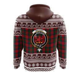 ScotsTee Shop Scottish MacDuff (McDuff) Clan Tartan Christmas Ugly Hoodie Family Crest