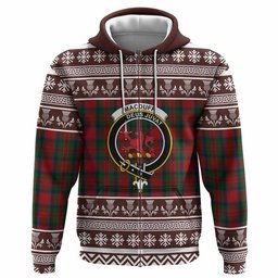 ScotsTee Shop Scottish MacDuff (McDuff) Clan Tartan Christmas Ugly Hoodie Family Crest