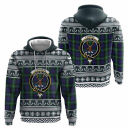 ScotsTee Shop Scottish Forbes Clan Tartan Christmas Ugly Hoodie Family Crest