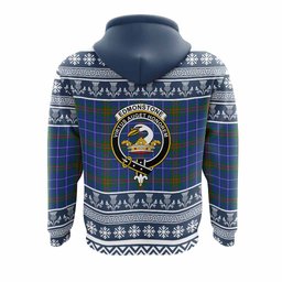 ScotsTee Shop Scottish Edmonstone Clan Tartan Christmas Ugly Hoodie Family Crest