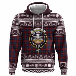 ScotsTee Shop Scottish MacLachlan (McLachlan) Clan Tartan Christmas Ugly Hoodie Family Crest