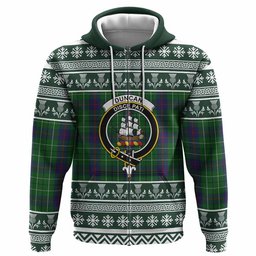 ScotsTee Shop Scottish Duncan Clan Tartan Christmas Ugly Hoodie Family Crest