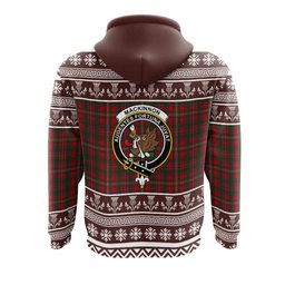 ScotsTee Shop Scottish MacKinnon (McKinnon) Clan Tartan Christmas Ugly Hoodie Family Crest
